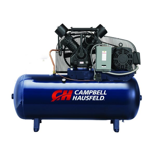 Campbell Hausfeld BLUE (S) 120 Gal Horiz; 15 HP; TX0211; 3PH w mag starter; 230V TX2116